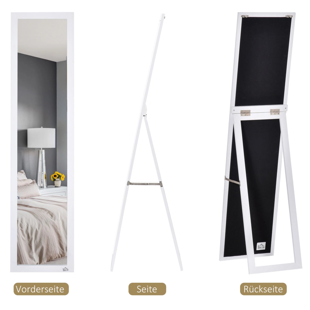Specchio da Terra con Cornice MDF ¨C Xylo ¨C Bianco 37x37x154cm