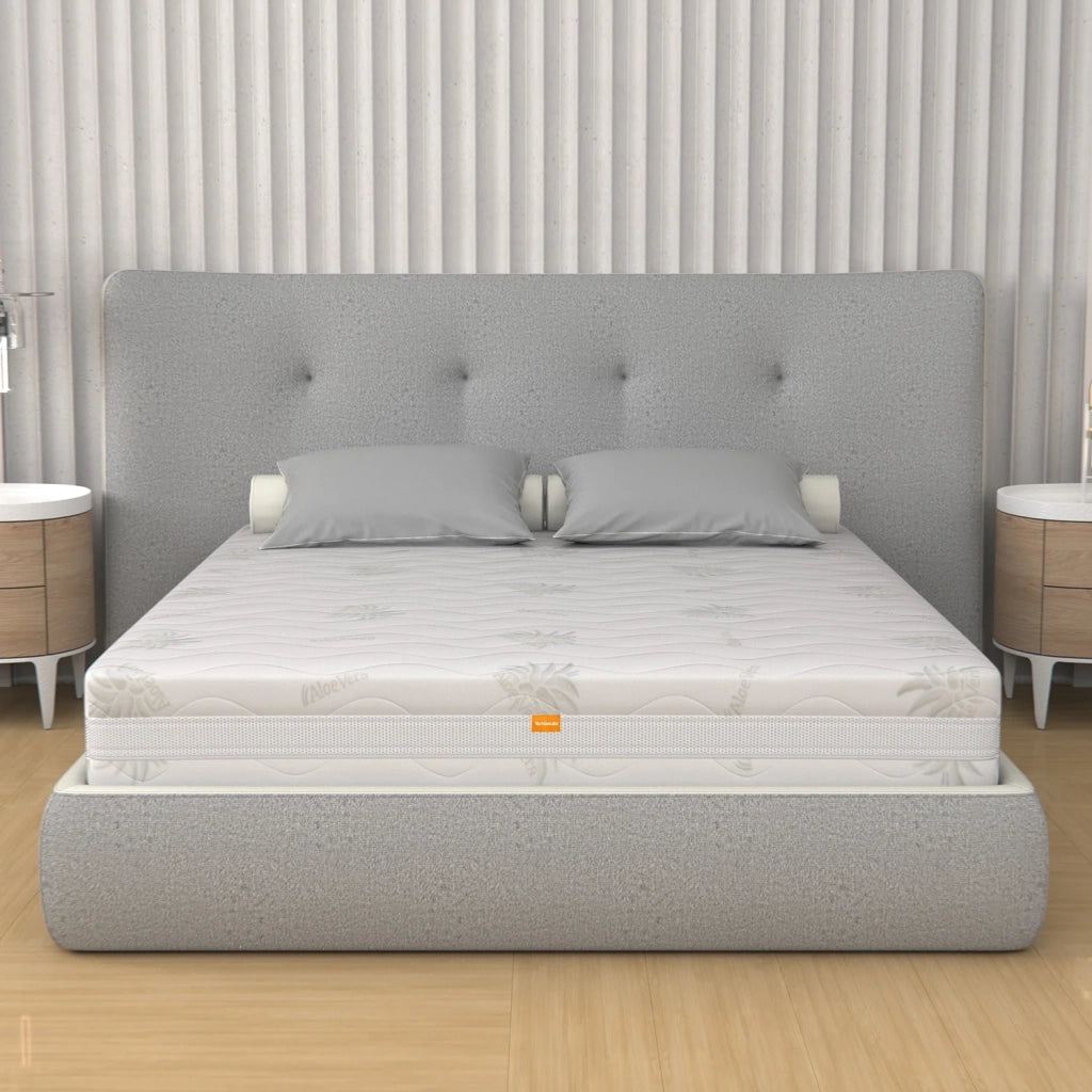 Materasso Singolo 80x190, alto 26 cm - Memory, Gel Relaxa, Sfoderabile, Rivestimento Aloe Vera | Prime