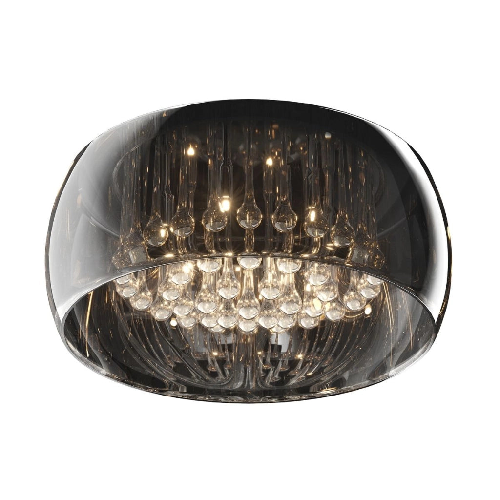 Plafoniera Crystal glamour Zuma Line C0076 6xG9 nera