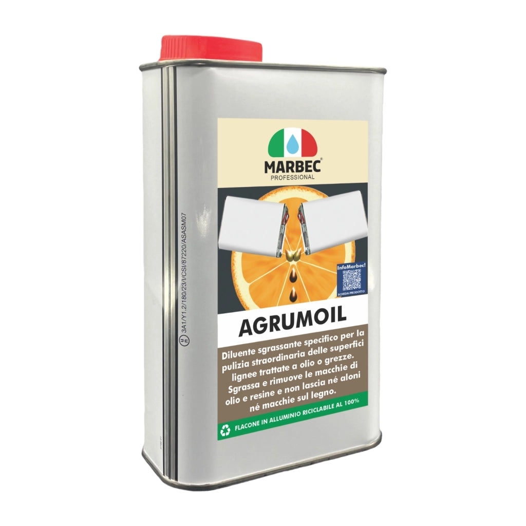 Diluente sgrassante per legno in d limonene AGRUMOIL   1LT