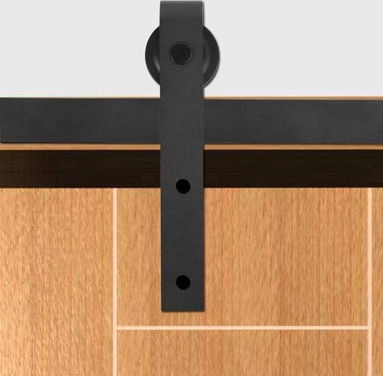 Sistema di porte scorrevoli 16FT 488cm doppia divisione porta - hardware in acciaio inossidabile - stile rurale - per armadi a vetrina e cappe.