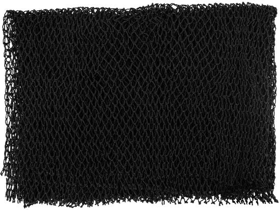 Asciugamano esfoliante in nylon - Scrubdoek - Douchewashandje - Bodyscrubdoek - Nero - 90x28cm/175cm
