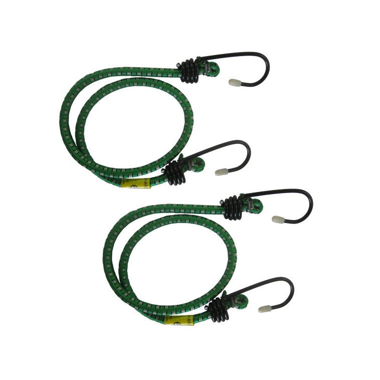 Cavo elastico Ã˜ 8 x 750 mm. con ganci a uncino plastificati 2 pz.