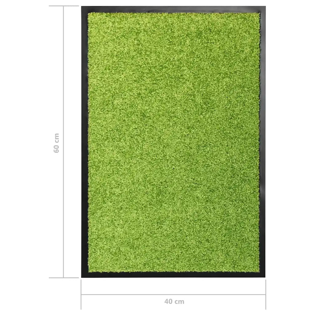 Zerbino | Tappetino Lavabile Verde 40x60 cm
