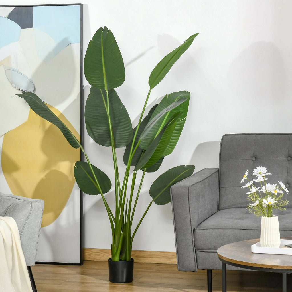 Planta Artificiale Banano ¨C zephmum ¨C Verde, 160 cm