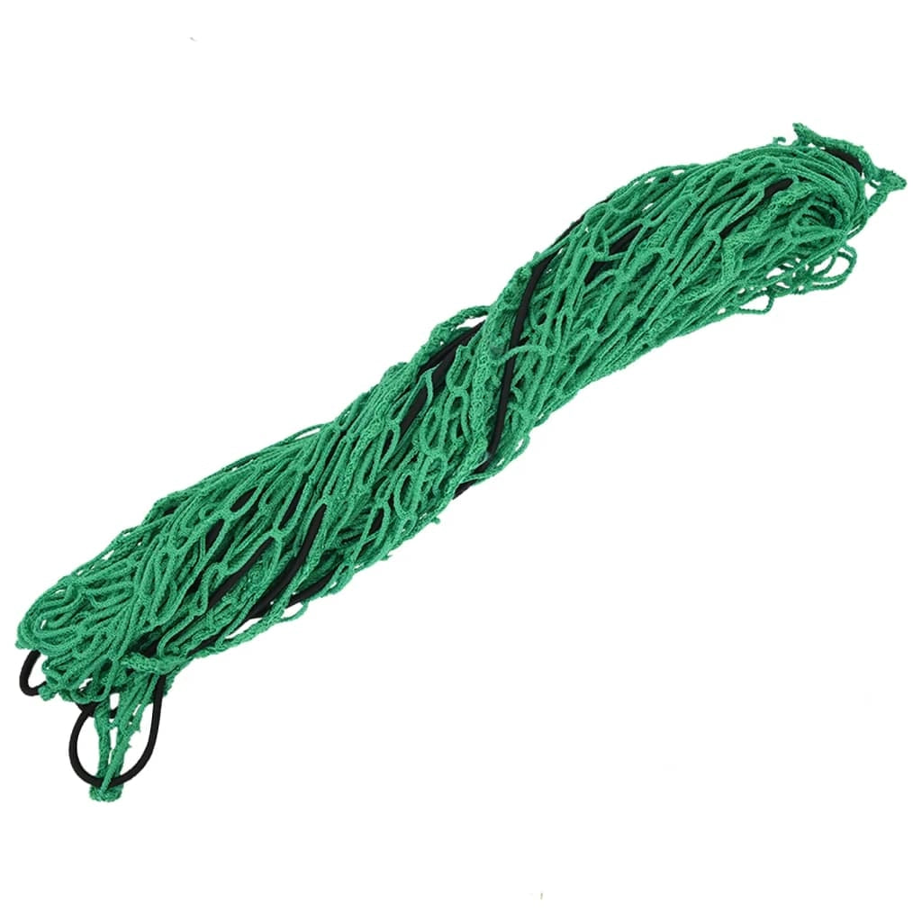 Rete per rimorchio telo di fissaggio del carico portapacchi con corda elastica 6 x 3,5 m PP verde 02_0042235