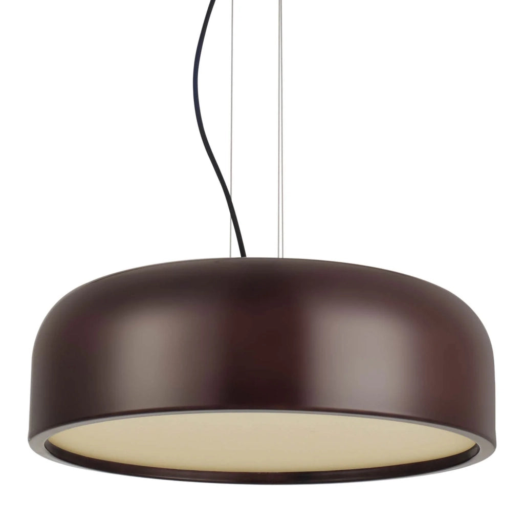 LÚZETE - LAMPADA DA SOFFITTO TILDA MARRONE/BIANCO