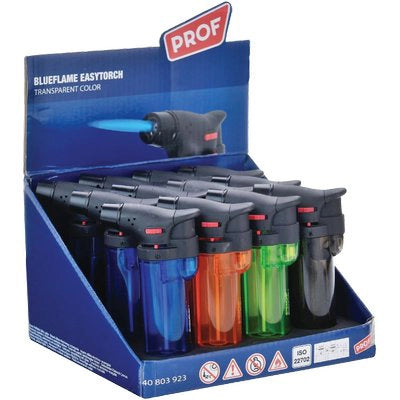 ACCENDINO RICARICABILE GASTORCH - PIEZO ANTIVENTO COLORI MIX- 12 pezzi