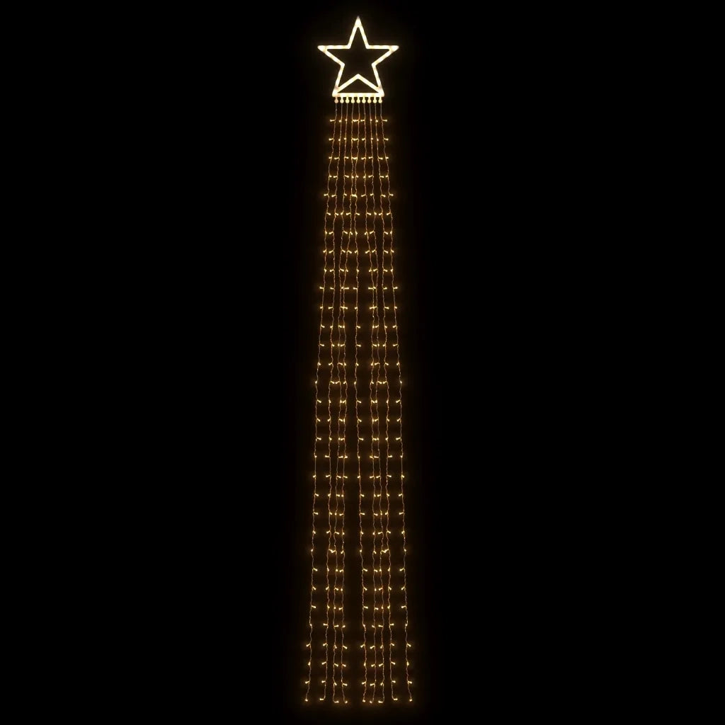 Illuminazione per Albero di Natale 320 LED-Luci decorative natalizie Bianco Caldo 375 cm