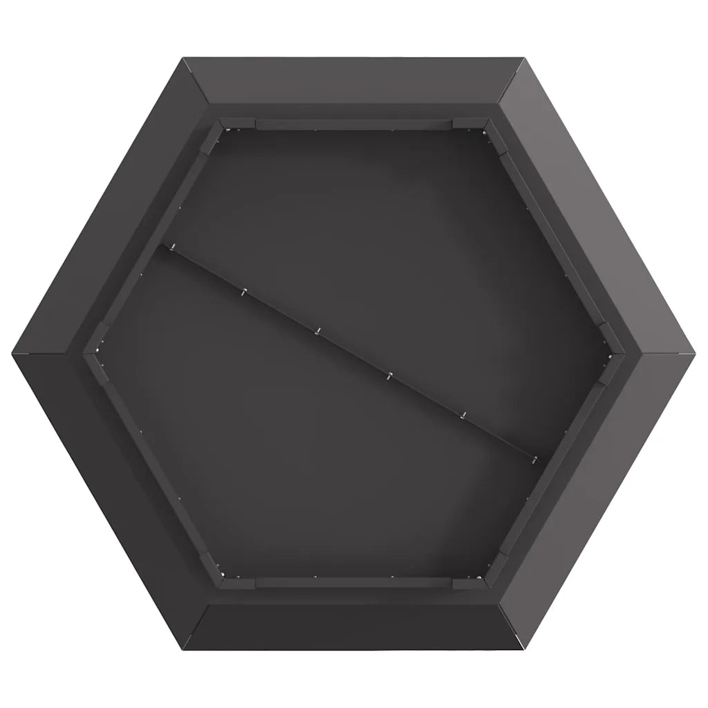 Focolare Nero 75 x 75 x 28 cm Acciaio 858996
