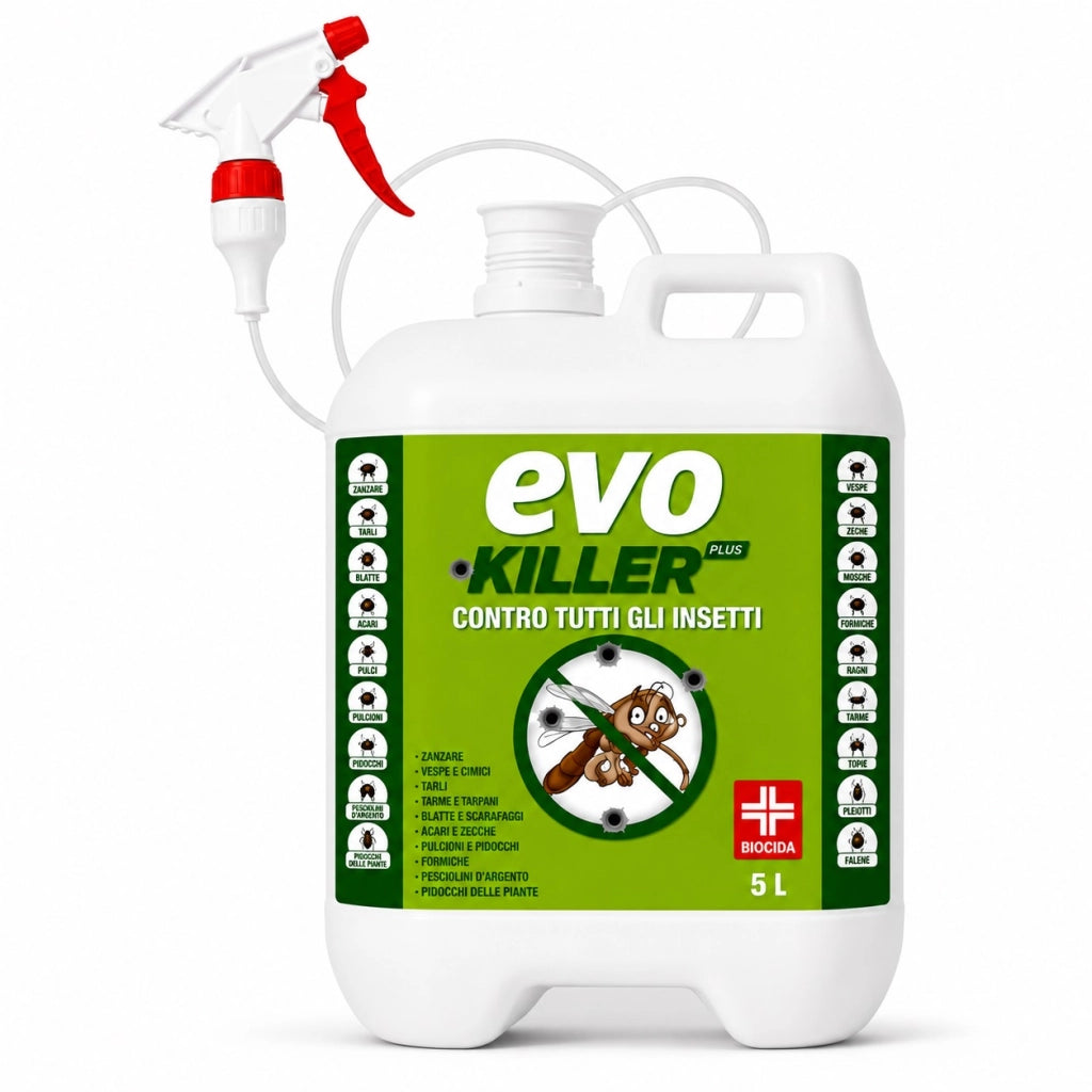 Evokiller insetticida antiparassitario insetti parassiti 5 litri (ekokiller)