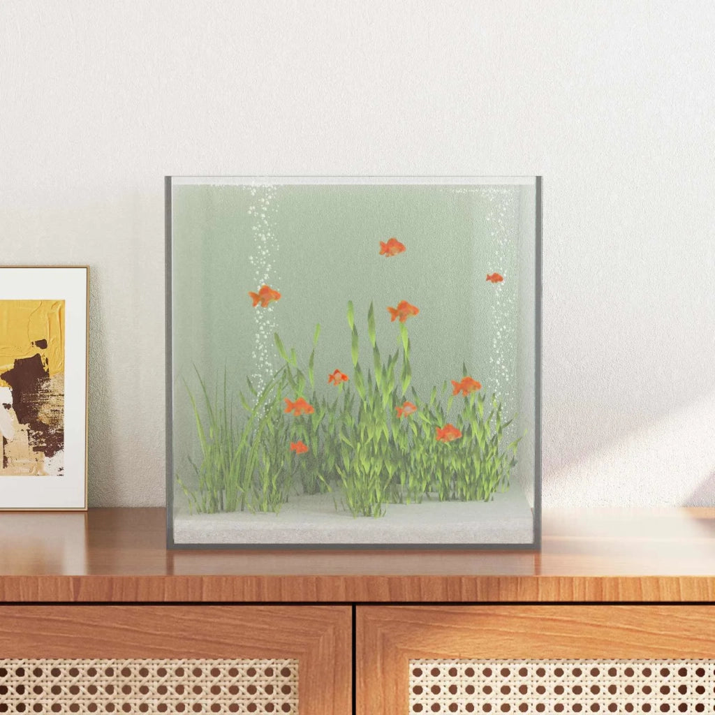 Acquario con archiviazione Trasparente 30 x 30 x 30 cm Vetro 42020380