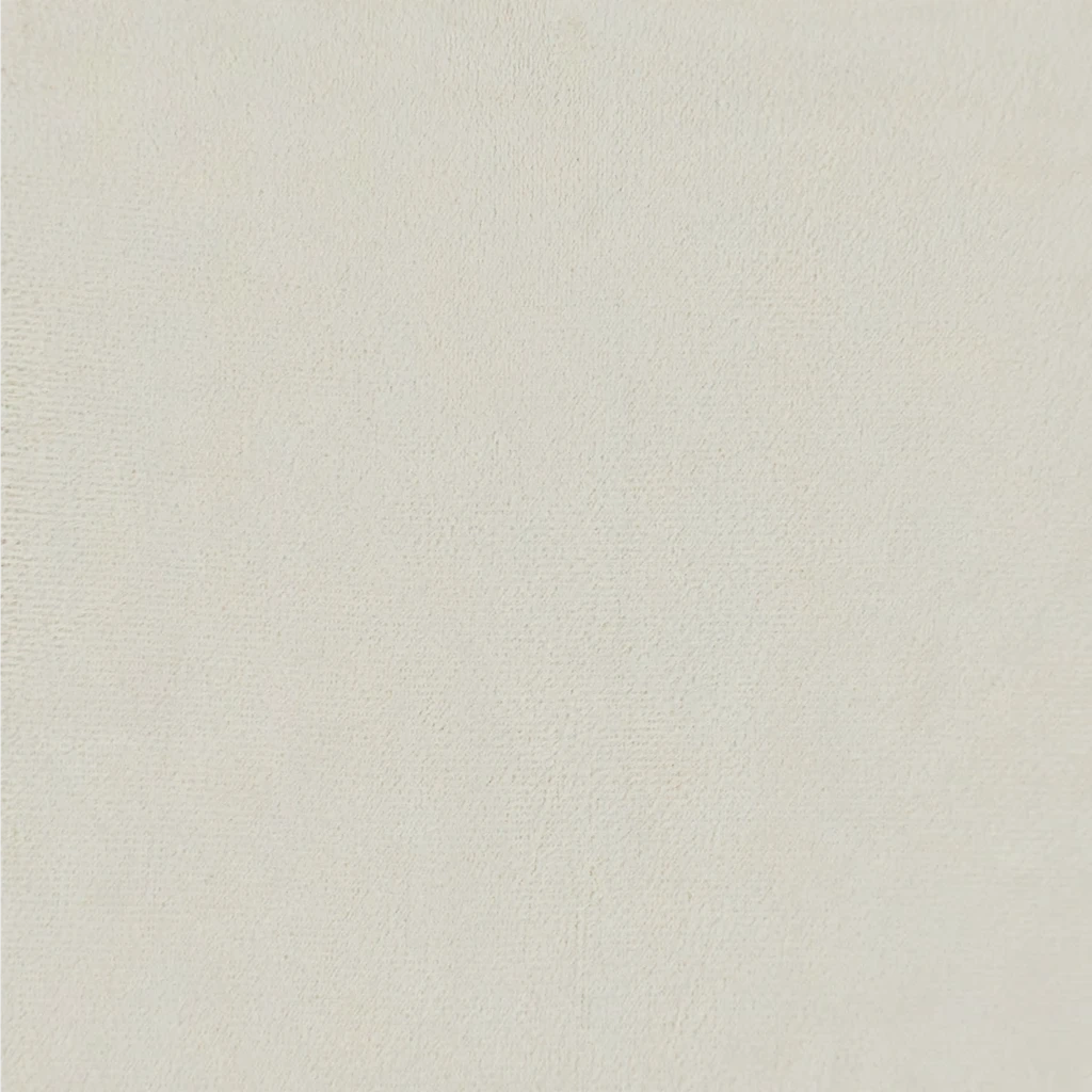 Sedia Relax Bianco Crema Velluto 328126
