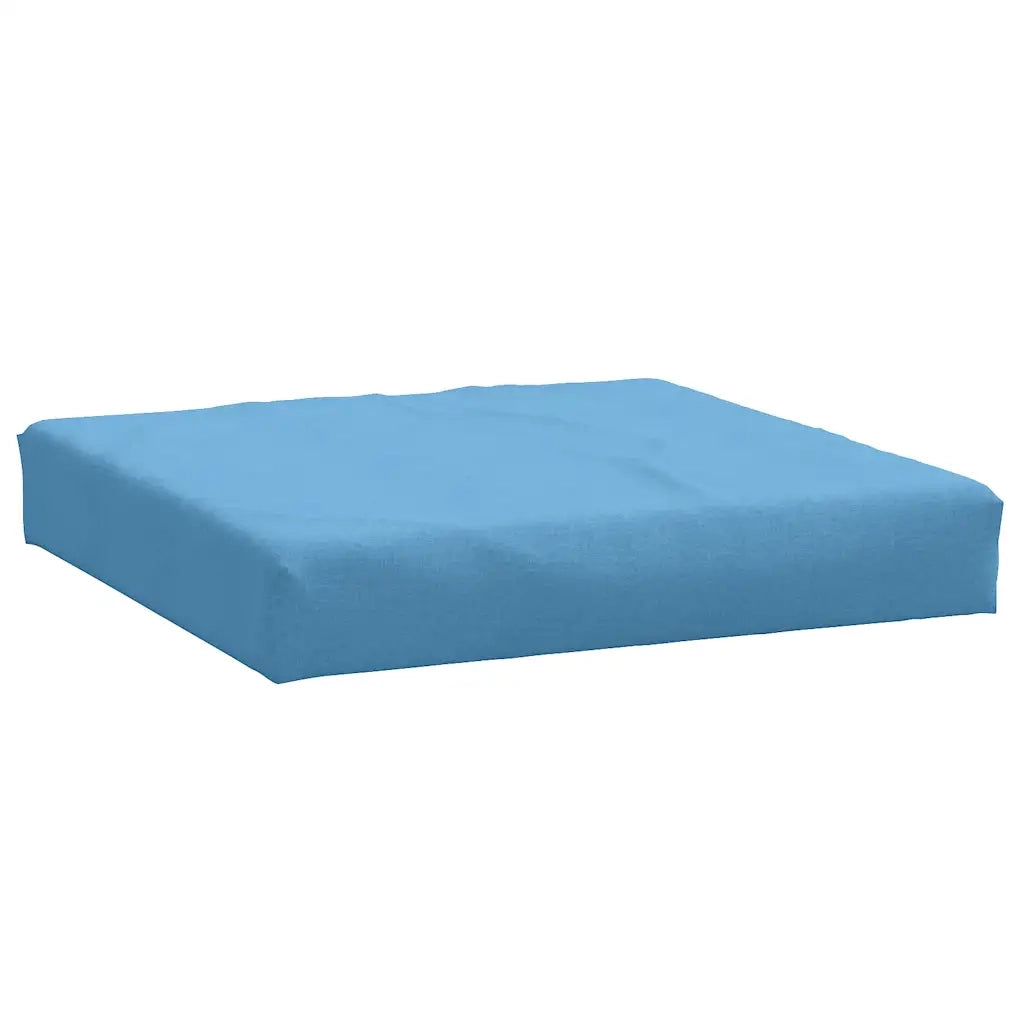 Cuscini per Pallet 2 pz Blu Mélange in Tessuto 4002645