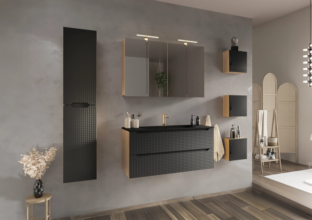 Lavabo per mobile a due vasche 120 cm Lavabi per mobile 121 x 17 x 46 cm
