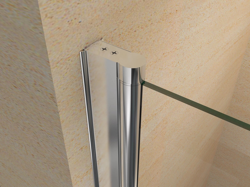 Porta doccia saloon, cristallo 6mm opaco 80cm h190cm Agnes