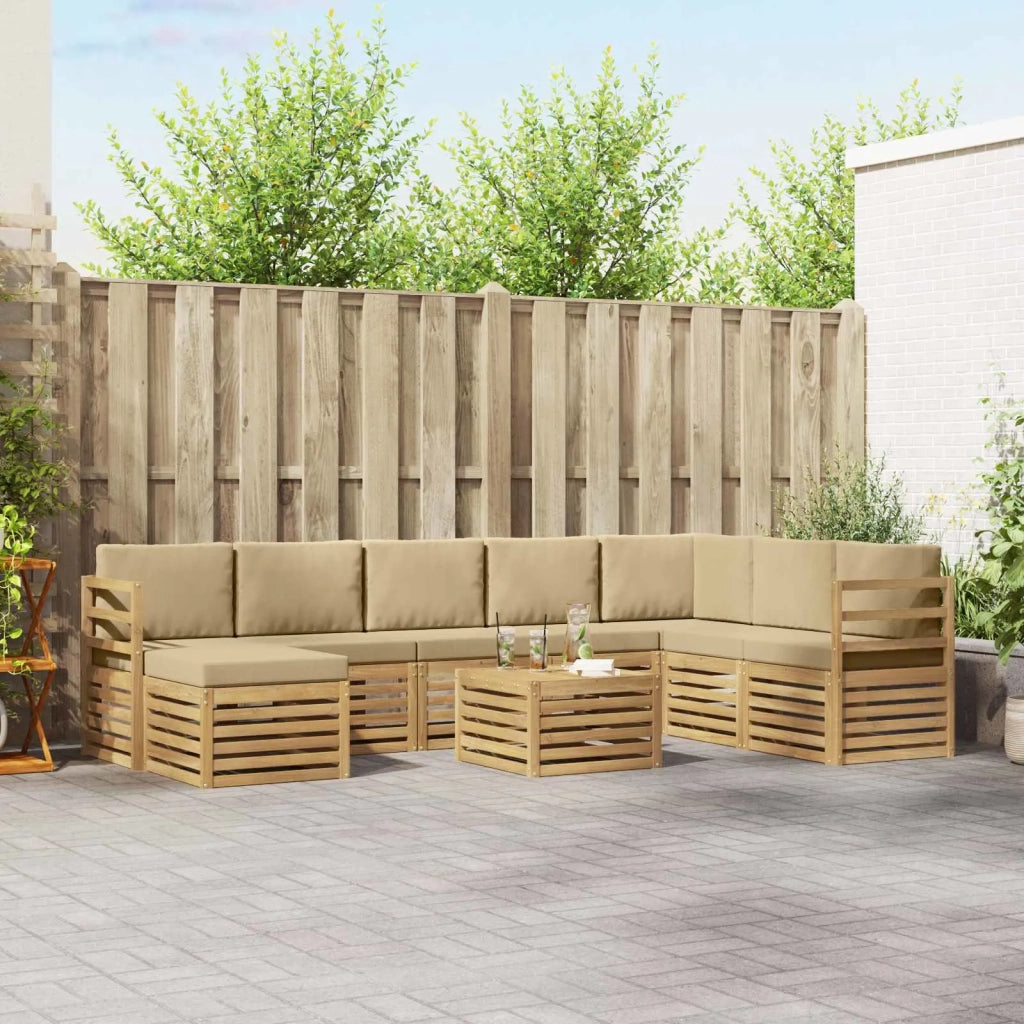 Set divani Legno di Acacia Massello 3392338