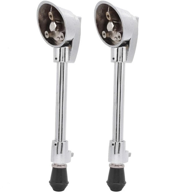 Tromba a Batteria Benen 360 Gradi Regolabile - 2 Pezzi - Antiscivolo - Materiale Solido - Supporto - Lavorazione Finissima - Pedane a Batteria
