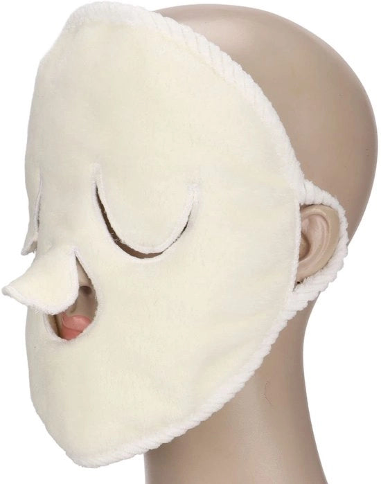 Maschera per il viso riutilizzabile - Maschera per gli occhi - Maschera rilassante - Maschera rinfrescante - Maschera riscaldante per il viso - Formato portatile - Asciugamano per il viso