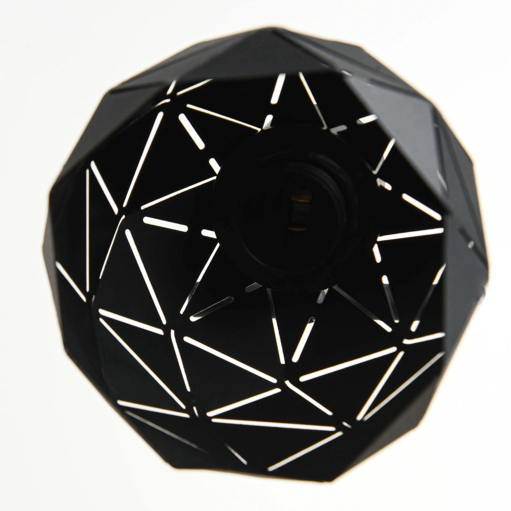 Applique Reus nera 1 luce E14 metallo Light Prestige