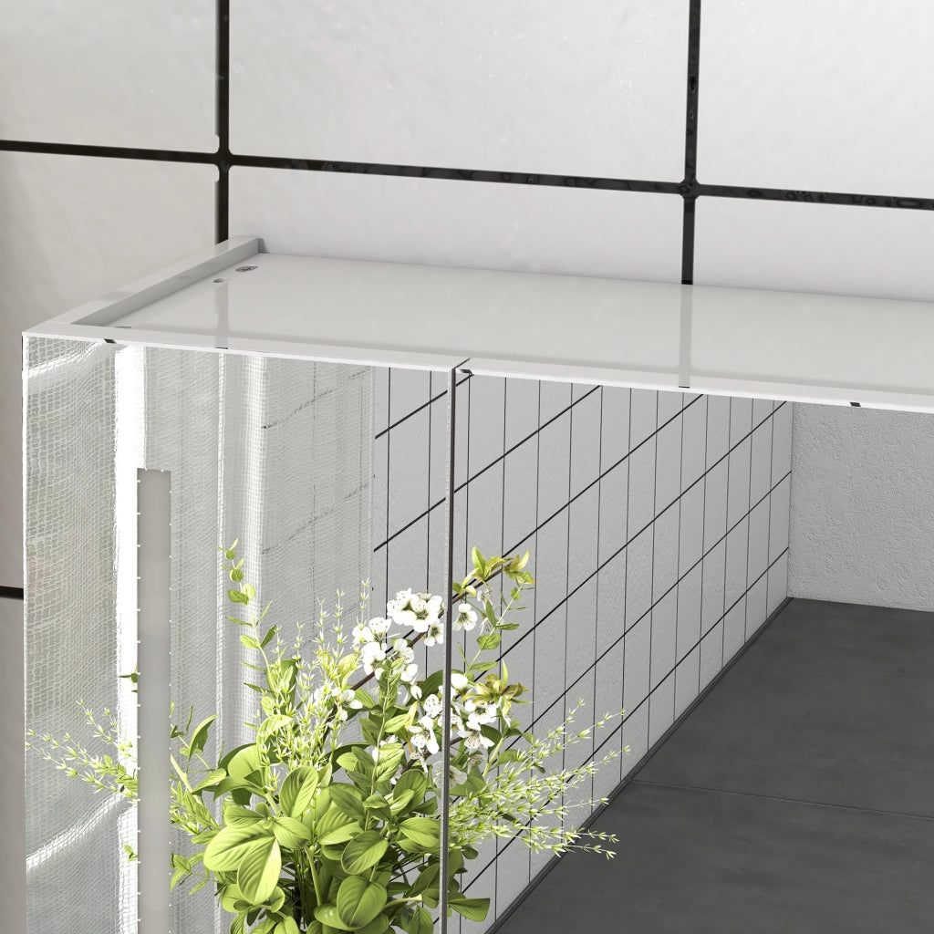 Specchio da Bagno con Luce LED e Porta USB ¨C Xylo ¨C Bianco 90x15x70cm