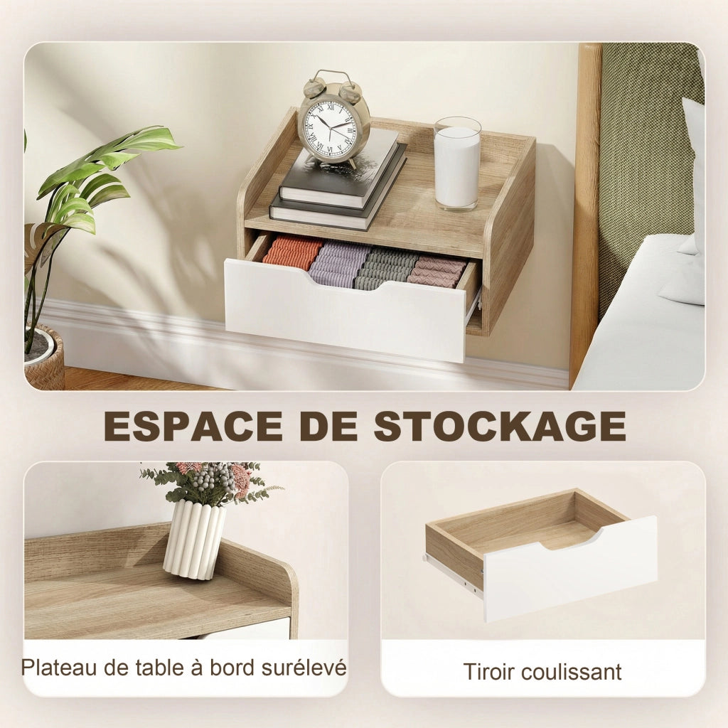Comodini ¨C Minimal ¨C Legno Naturale 40x30x19,5cm