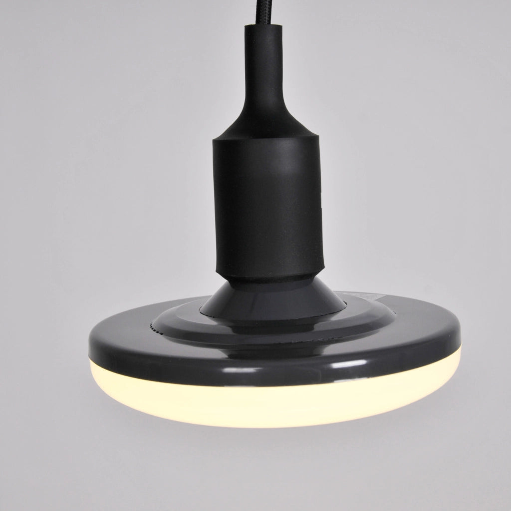 Lampada a sospensione KIKI nera E27 LED 10W Polux