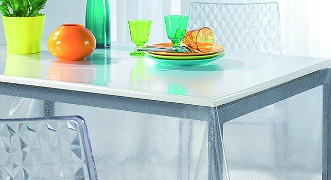 TOVAGLIATO IN PVC CRYSTAL TRASPARENTE 0,15  Rotolo cm.140 (H) x 50 mt (L)