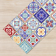 Tappeto Cucina Antiscivolo Made in Italy Passatoia Antimacchia Multiuso Corridoio Soggiorno Lavabile in Lavatrice - 50x500 - Mattonella