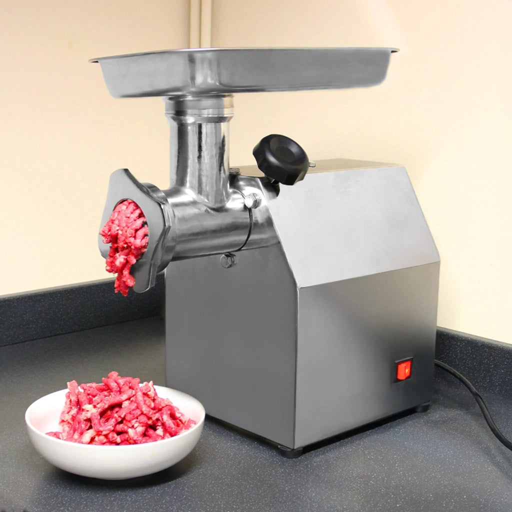 850W Tritacarne Commerciale Acciaio Inox Potente Macina Trita Carne 170kg/h