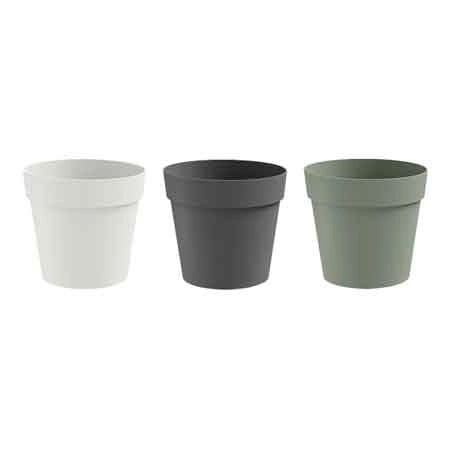VASO 'CINQUETERRE' Ø cm 26x23h (Ø base 18 cm) - Colore Dolomia