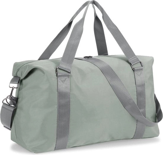 Borsa da viaggio per donne e uomini - Grande capacità - Borsa a mano leggera per weekend - Borsa da campeggio impermeabile con sacchetto bagnato - Allenamento fitness yoga campeggio nuoto