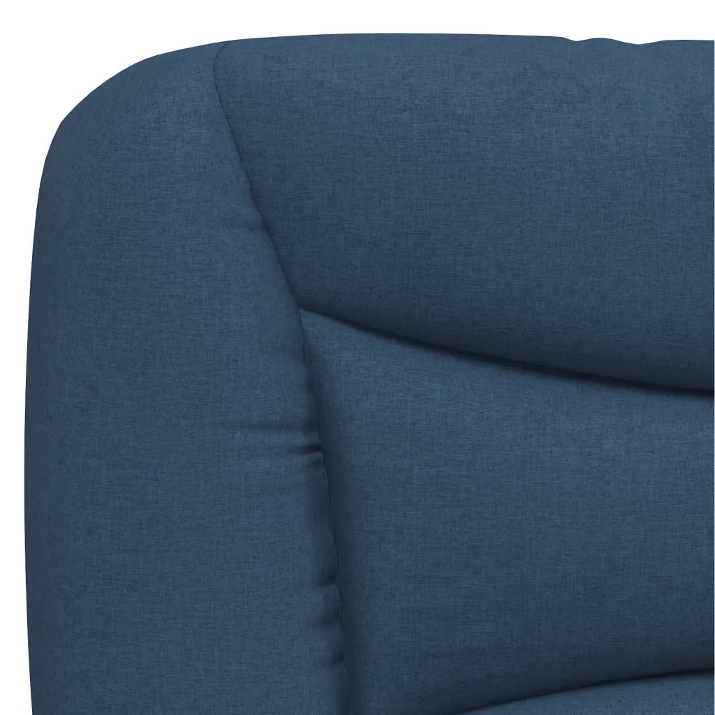 Cuscino Testiera Hvar Blu 90 cm in Tessuto 374543