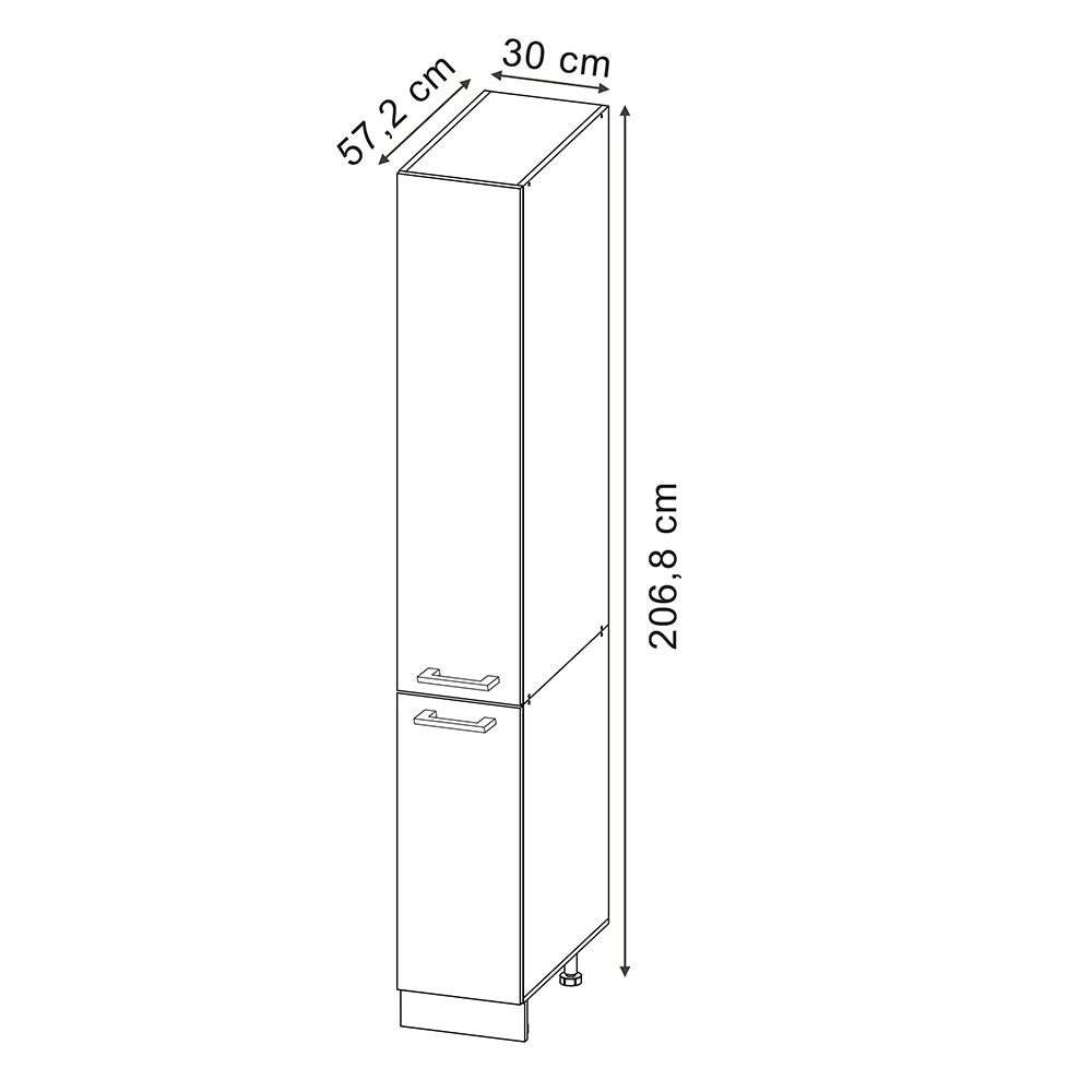 Vicco Armadio da farmacia Sonoma 30 cm