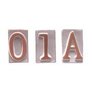 BL LETTERA B IN TERRACOTTA 5X9 CM