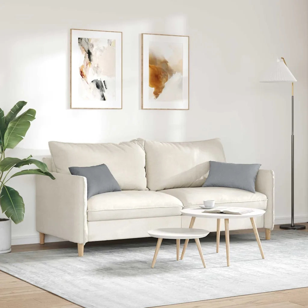 Cuscini da Divano 2 pcs Grigio chiaro 50 x 30 cm Tessuto 42013610