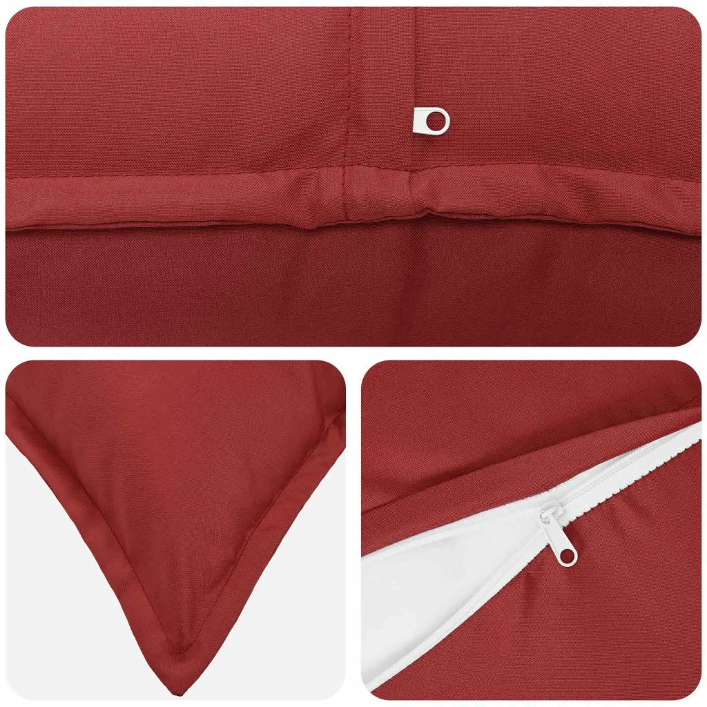 Federa 2 pcs HOUTEN Rosso Vino 55 x 55 cm Poliestere 920517