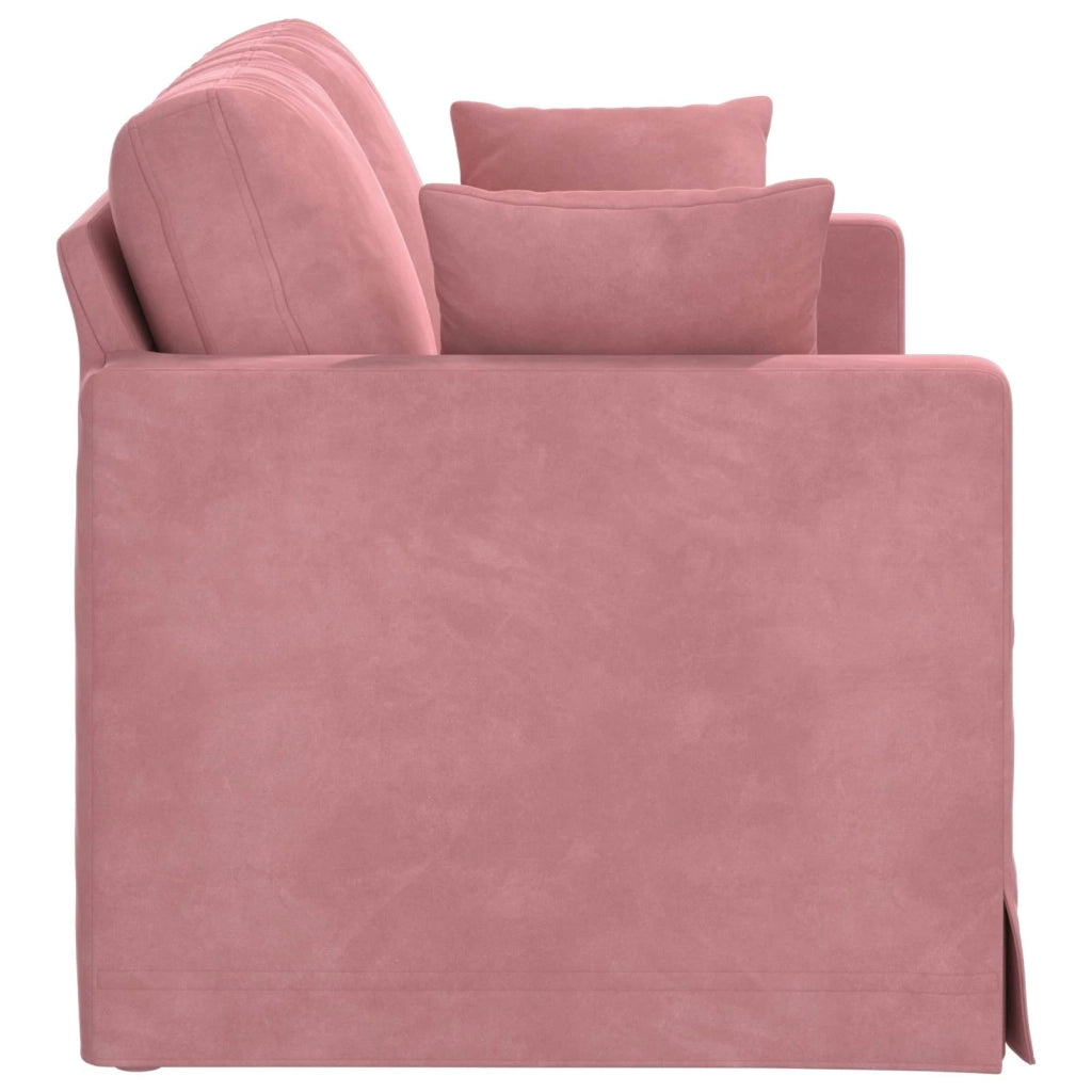 Divano Rosa 138 x 78 x 80 cm Velluto