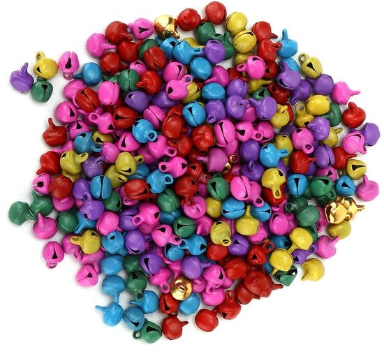 Mini Bambini a Campana 300st - Mini Campane - Campane per Attività Creativa - Gioielli Fai da Te - Campane Decorative DIY - 6mm formato