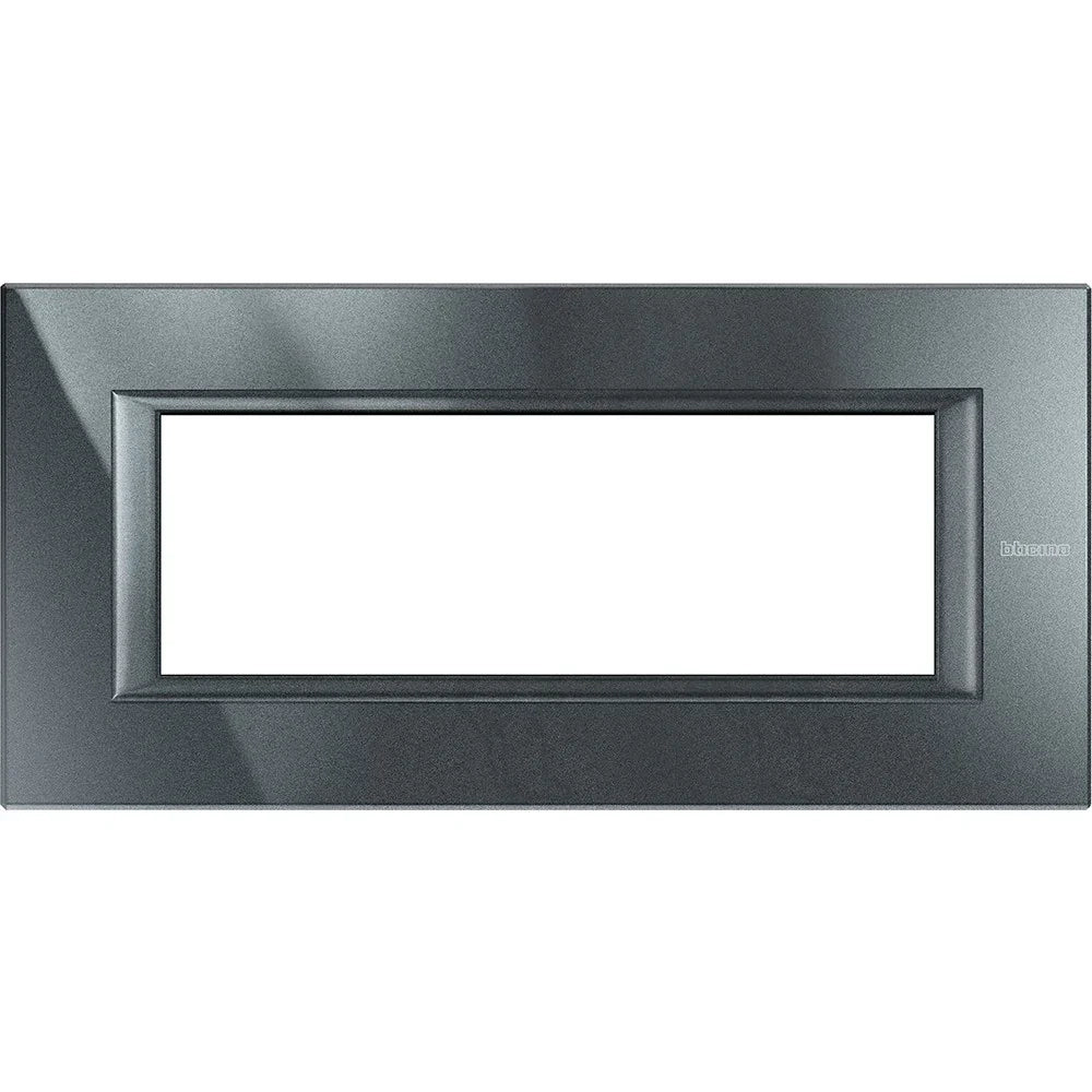 Bticino Axolute - Placca 6P Antracite HA4806HS