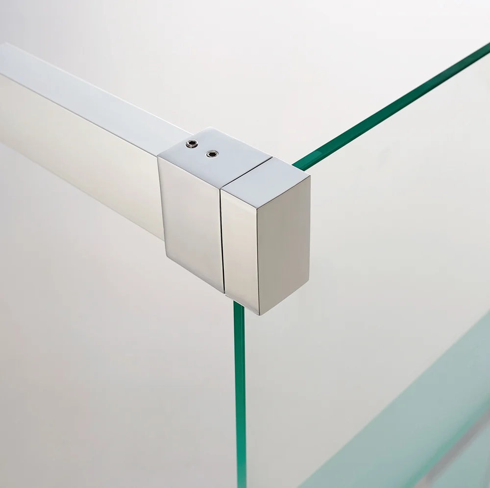 Box doccia angolare BASIC apertura al vertice 80x75 cm (75-80/70-75) rame vetro trasparente