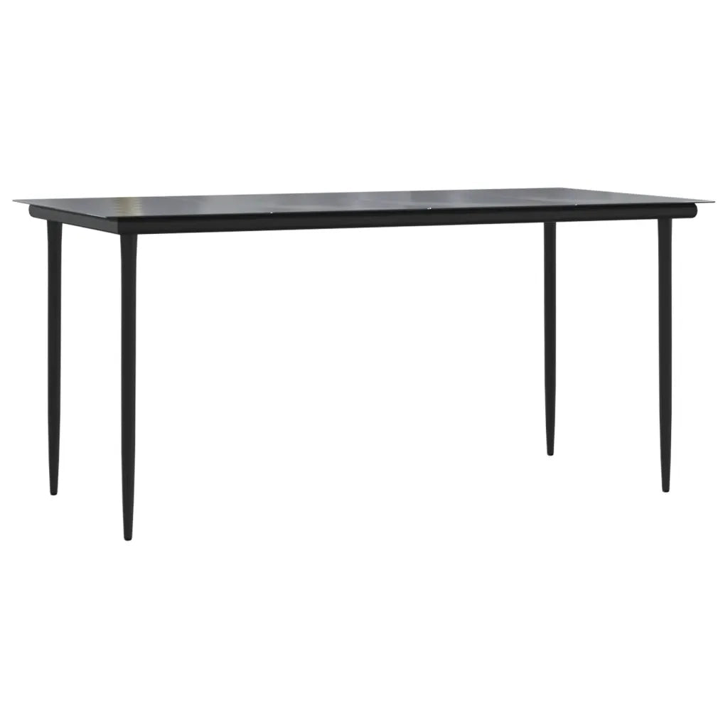 Set da Pranzo da Giardino 4 pz con Cuscini in Polyrattan Grigio