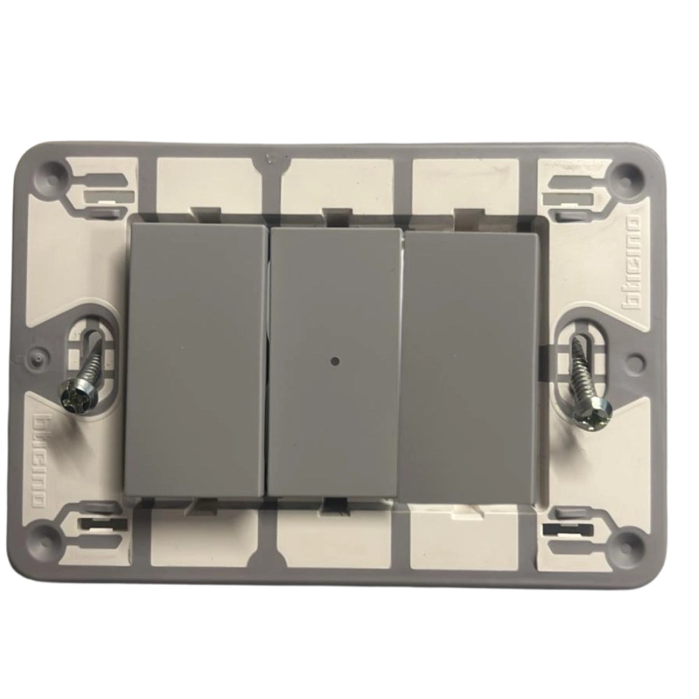 Bticino interruttore assiale 1p 10 ax 250 v illuminabile *** colore grigio, confezione 1