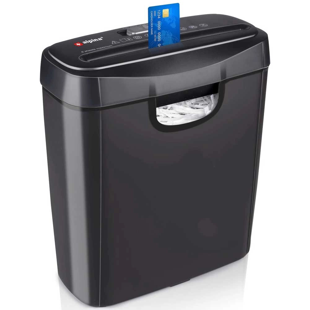 Distruggi Documenti Trita Carte Elettrico Scrivania Fogli A4 Carte Credito 10Lt