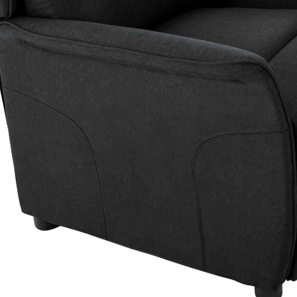 Poltrona reclinabile Nero 66.5 x 94 x 101.5 cm Poliestere