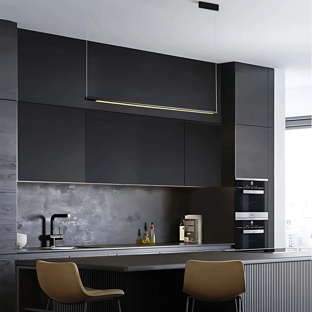 Lampada A Sospensione Lhj031-cp 120 Cm Nero