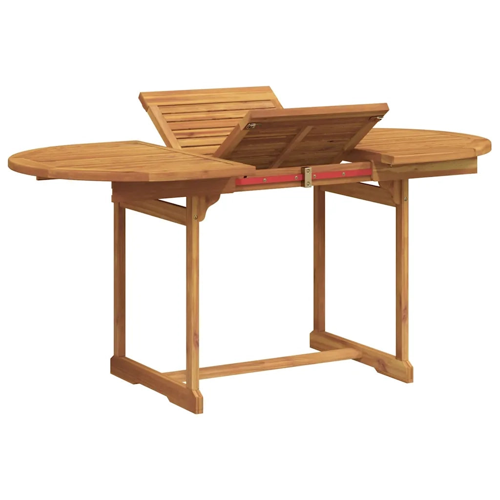 Set Pranzo da Giardino 7pz Legno Massello di Acacia e Textilene 3279323