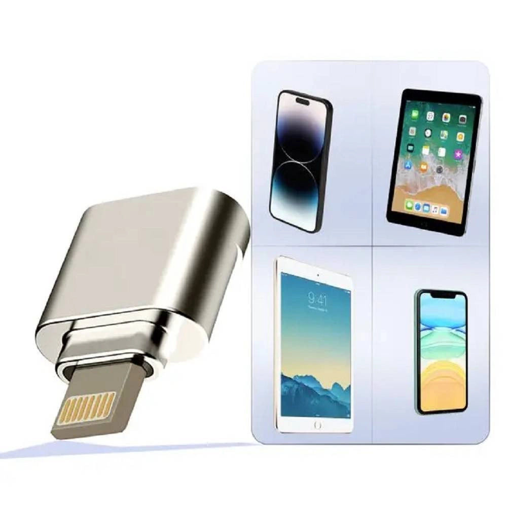 Trade Shop - Lettore Di Schede Micro-sd / Transflash Verso Lightning Velocità 480mbps Otg458 -