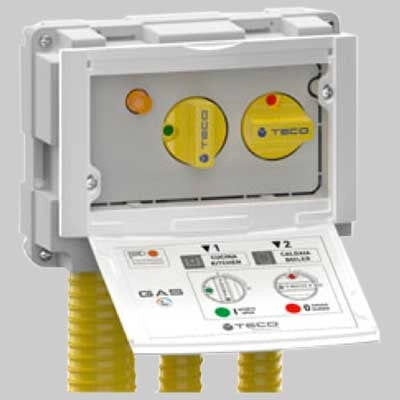 CASSETTA COLLETTORE GAS K7  1 x 3/4     TECO