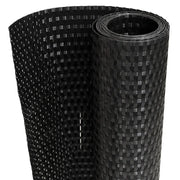 Schermo da balcone | Paravento da Balcone Nero 500x100 cm in Polyrattan